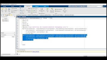 Programación de la cinemática directa de un robot de 3 GDL