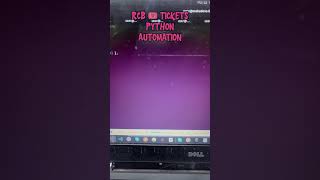 RCB Ticket Booking 🎟️ | Python Automation #ipl2025 #cricket #python #js #coding #dream #rcbvscsk