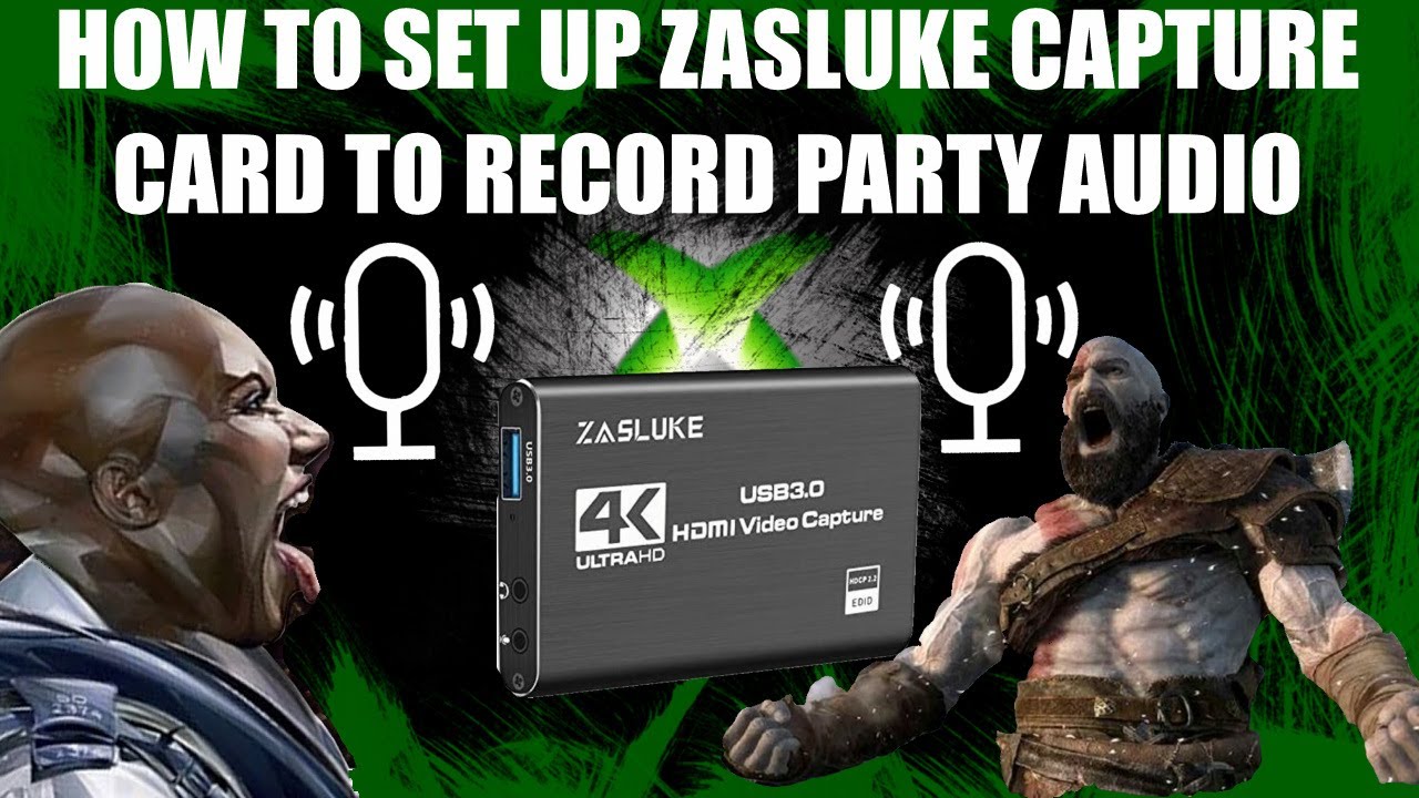 How to Include Party Audio in Recording with a Zasluke Capture Card (XBOX ONE/PS4)