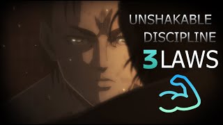 3-Laws To Build Unshakable Discipline