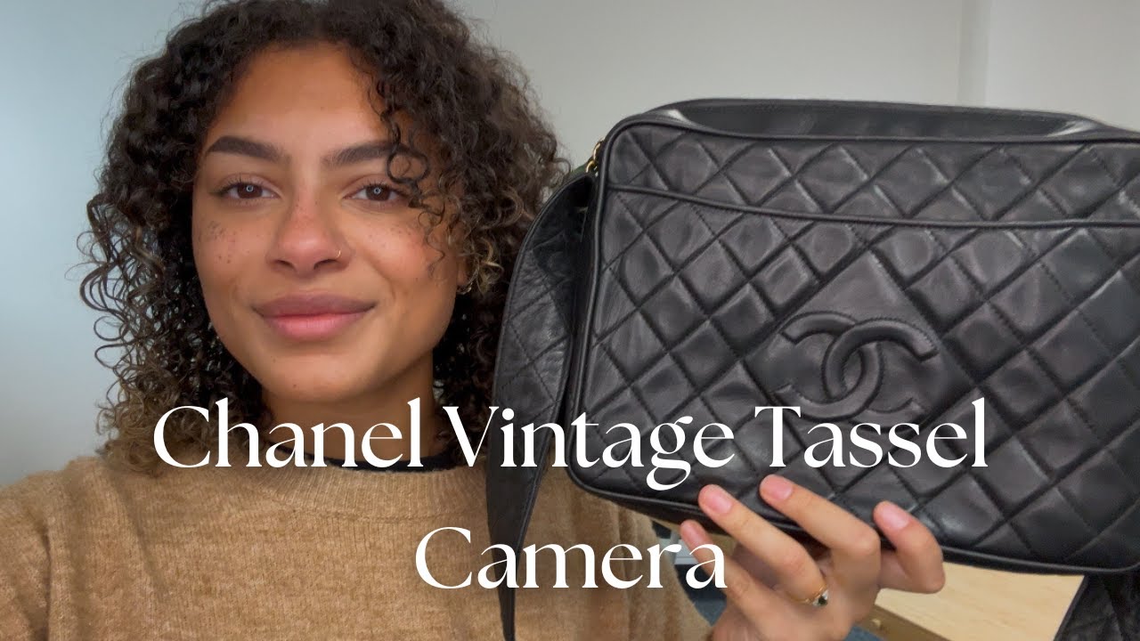 Chanel Vintage Tassel Camera Review - YouTube