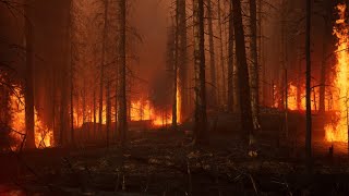 Wildfires in Unreal Engine 5 (MAWI Burned Dead Forest RTX 3060 & i5 10400F)