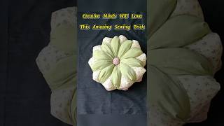 DIY Lotus Cushion Using Fabric Scraps & Patches | Easy Sewing Idea