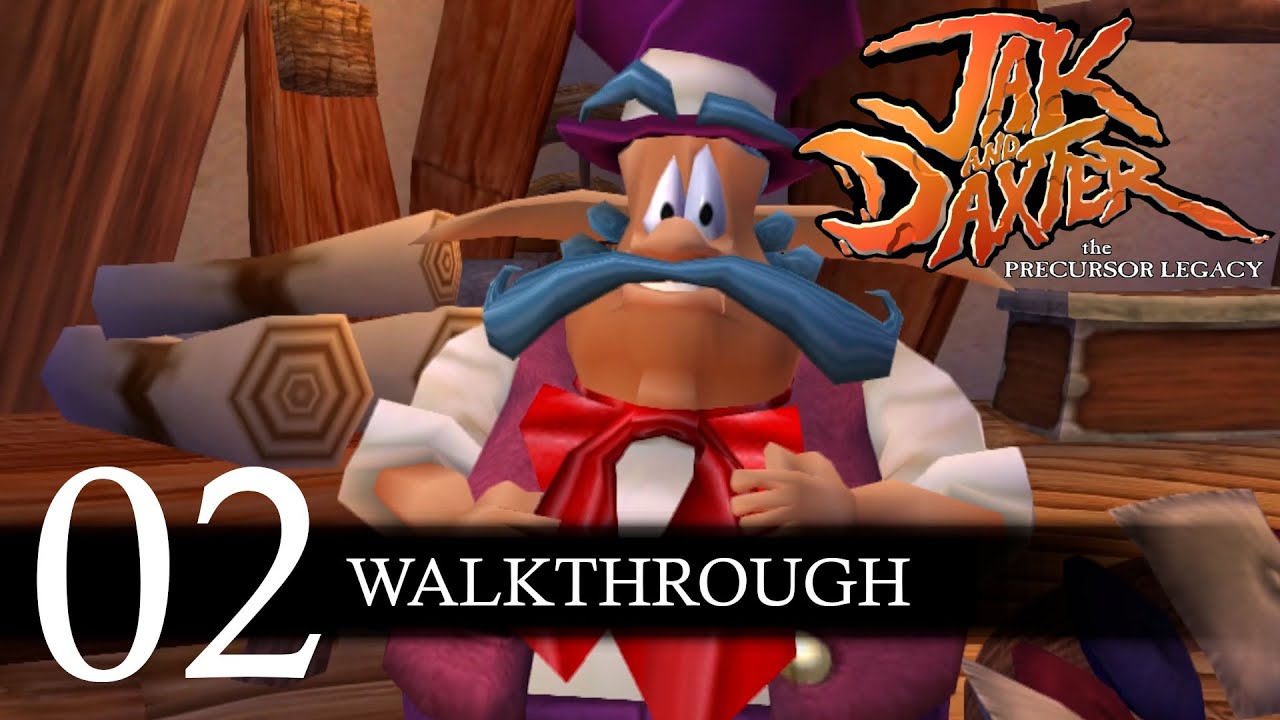 Jak and Daxter: The Precursor Legacy 100% Walkthrough Part 2 Sandover Village (No Commentary)