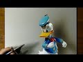 Drawing Donald Duck  🗯️| How to draw 3D Art