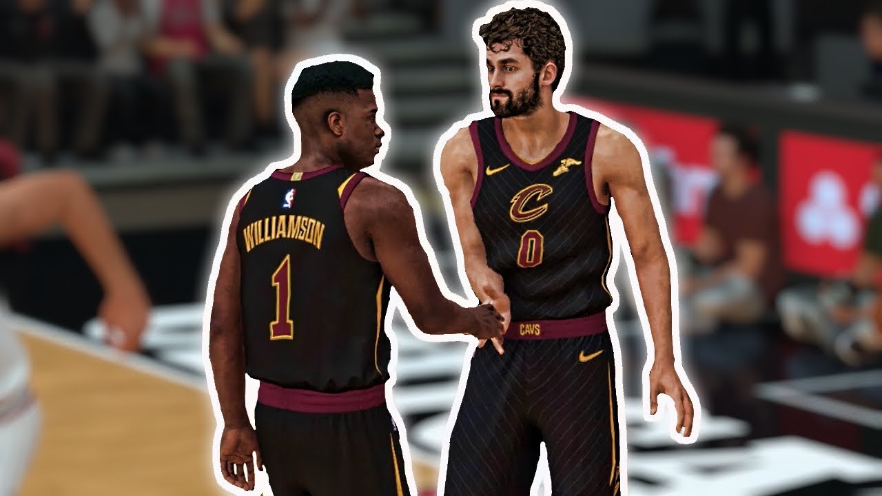 zion in a cavs jersey