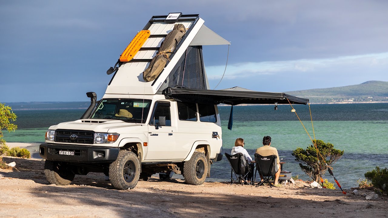 The Most Relaxing BEACH Camping (We Had It All to Ourselves) | Calming Nature ASMR