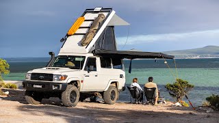 The Most Relaxing BEACH Camping (We Had It All to Ourselves) | Calming Nature ASMR
