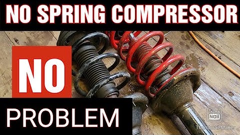 STRUT ASSEMBLY WITHOUT A SPRING COMRESSOR