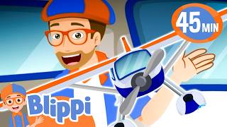 blippi explores seaplane classic blippi adventures vehicle