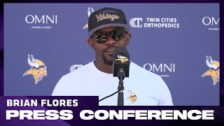Brian Flores on Start of 2025 Training Camp, Josh Metellus' High Football IQ & Growth of New Players