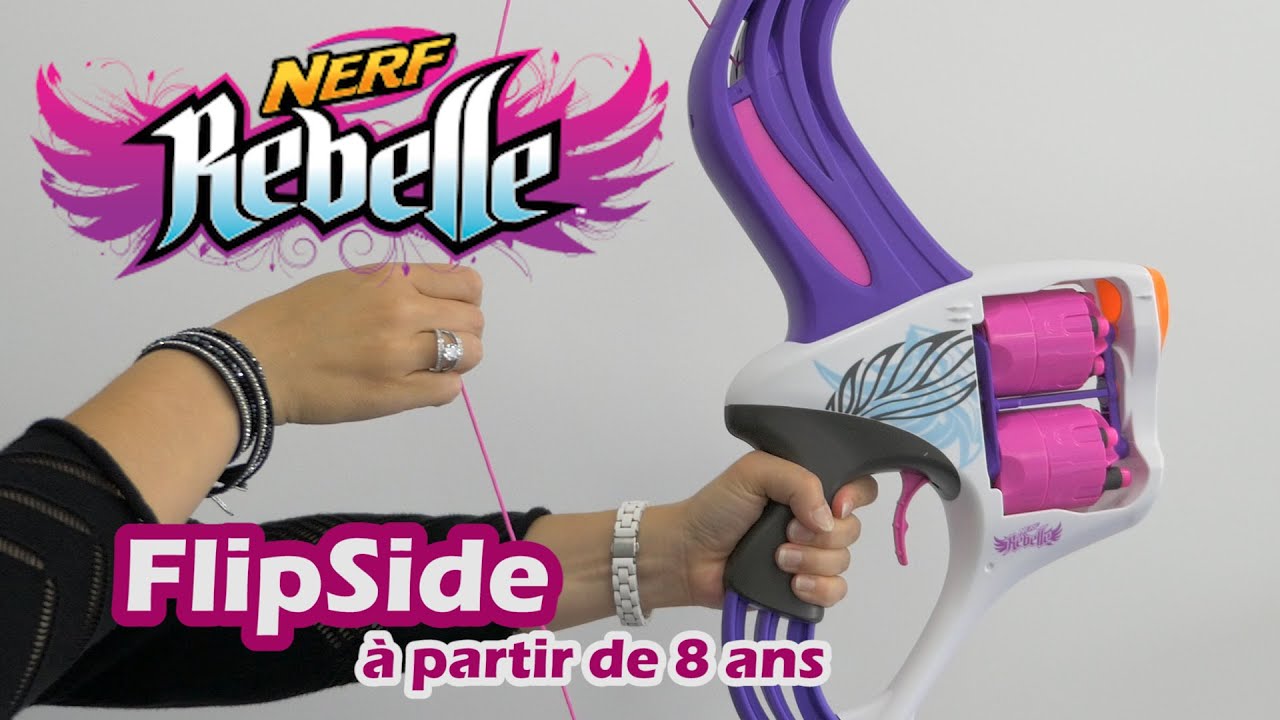 Nerf Rebelle Flipside - Démo du jouet de tir en français 