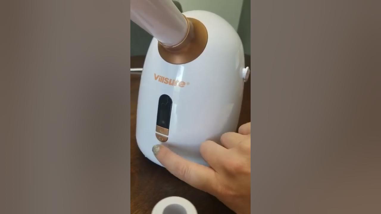 Facial Steamer, Villsure Hot Cool Face Steamer with Extendable Arm