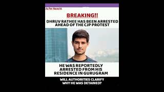 Dhruv Rathee Arrested News Reality 🚨 | Is Dhruv Rathee Really Arrested | Abhisektalk