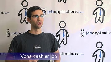 Vons Interview - Cashier