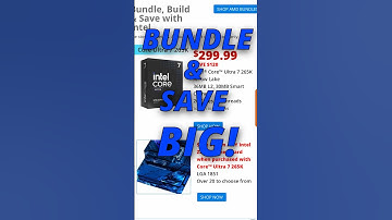 Save BIG Right Now With This INTEL CORE ULTRA 7 Bundle