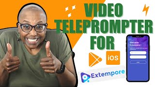 How to Use VIDEO TELEPROMPTER APP Extempore | Edie Clarke screenshot 3