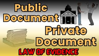 Public and Private Documents 🖺🗎🗎🗎 , law of evidence
