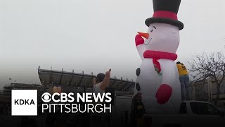 Steelers fans brave cold ahead of Dolphins game