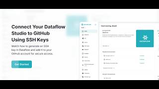 Connect Dataflow to GitHub With SSH — Clone Private Repos Without Leaving Your Notebook