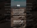 #SoulfulSunday