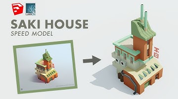 Saki House | Sketchup Speed Model | Lumion 9 Render