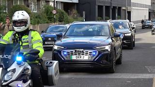 The Duchess of Edinburgh travels around London to attend various royal engagements