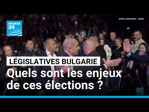 &Eacute;lections l&eacute;gislatives en Bulgarie : l'ex-pr&eacute;sident Roumen Radev favori &bull; FRANCE 24

Les bureaux de vote ont ouvert dimanche matin en Bulgarie o&ugrave; les habitants votent pour la huiti&egrave;me fois en cinq ans, afin d'&eacute;lire leurs d&eacute;put&eacute;s, partag&eacute;s entre lassitude et l'espoir de voir l'ancien pr&eacute;sident Roumen Radev, devenu favori, former le prochain gouvernement pour s'attaquer, comme il le promet, &agrave; la corruption.
#Bulgarie #&eacute;lections #l&eacute;gislatives

🔔 Abonnez-vous &agrave; notre cha&icirc;ne sur YouTube : https://f24.

#&Eacute;lections #l&eacute;gislatives #Bulgarie #lex #pr&eacute;sident