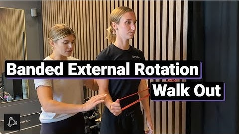 Banded External Rotation Walk Out