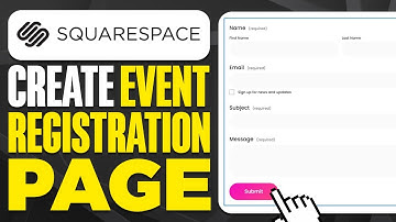 How To Create Event Registration Page On Squarespace (2025)