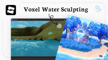 How to make a river using terrain editor in Roblox Studio