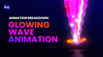 Glowing Wave Animation | After Effects Tutorial | Motion Circles