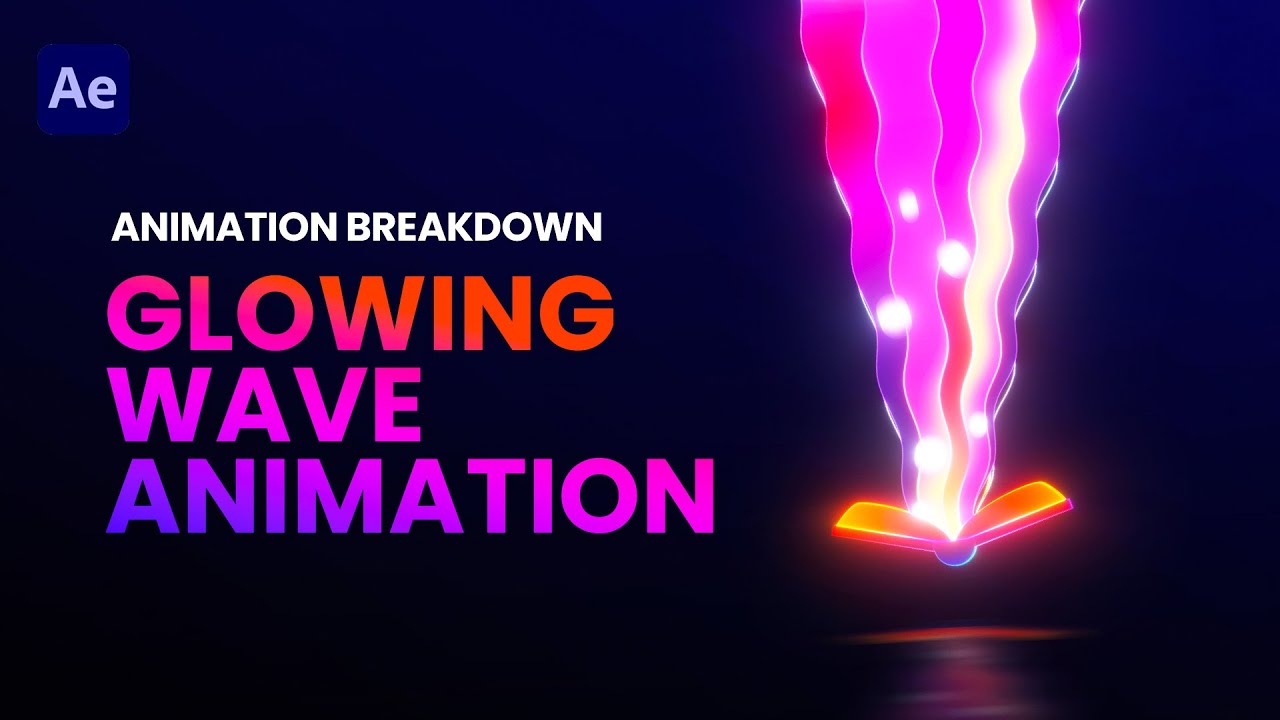 Glowing Wave Animation | After Effects Tutorial | Motion Circles - YouTube