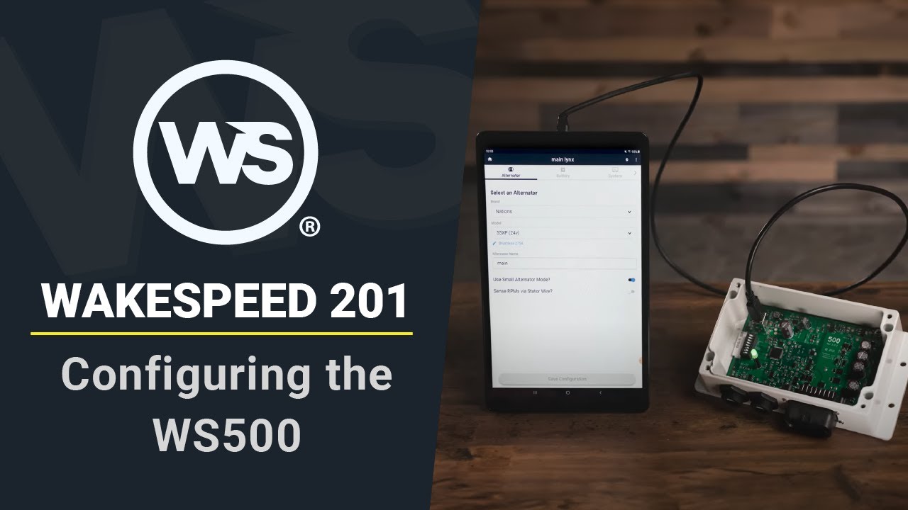 Wakespeed 201: Advanced Alternator Regulator Training | Configuring the WS500 Alternator Regulator