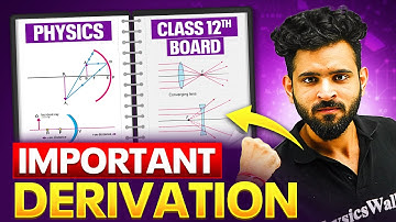 All Important Derivations Of Physics in One Video | CBSE Class 12th