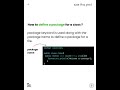 #37 Core Java -  Java Package..