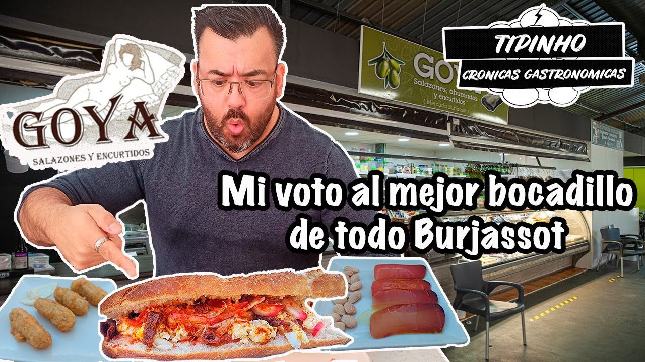 Almorzamos en GOYA Salazones, bocadillo con sabor a nostalgia con un producto gourmet de mercado.