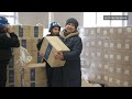Рятувальники Донеччини надали допомогу з видачі гуманітарних продуктових наборів
