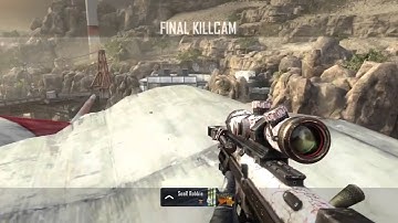 WTF AMAZING NO SCOPE ACROSS THE MAP FINAL KILLCAM BLACK OPS 2!