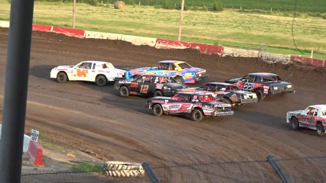 06/29/2018 BEATRICE SPEEDWAY HOBBY STOCK HEAT 6J & 59 KVL - YouTube