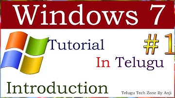 Windows 7 Tutorial In Telugu Part 1 || Windows 7 Introduction in Telugu || Windows 7 in Telugu
