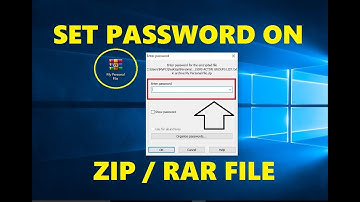 How to Make a Password Protected Zip File and Rar File | Easy and Quick Way