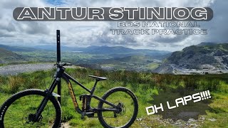 Antur Stiniog Bike Park - DH laps and some practice ready for the next British DH National Round