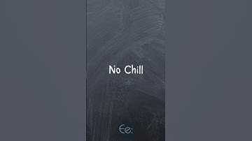 No Chill ❄️ What Does It Mean in Slang? by English explained #slang #phrases #expression #meaning