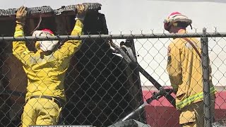 Fire in Rio Linda destroys several structures