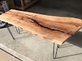 Building a desk from a sweet gum tree