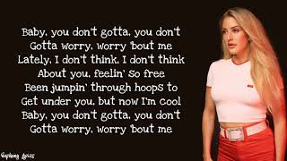 Ellie Goulding - Worry About Me Ft. BlackBear (Lyrics)