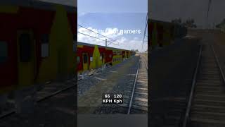 Turning Train #scrrailways #train #railway #trainsim #indianrailways #shorts #gaming #railtrack