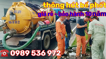 Hút bể phốt - Dịch vụ hút bể phốt tại Hà Nội