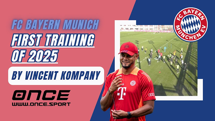 First FC Bayern Munich Training of 2025 | Vincent Kompany